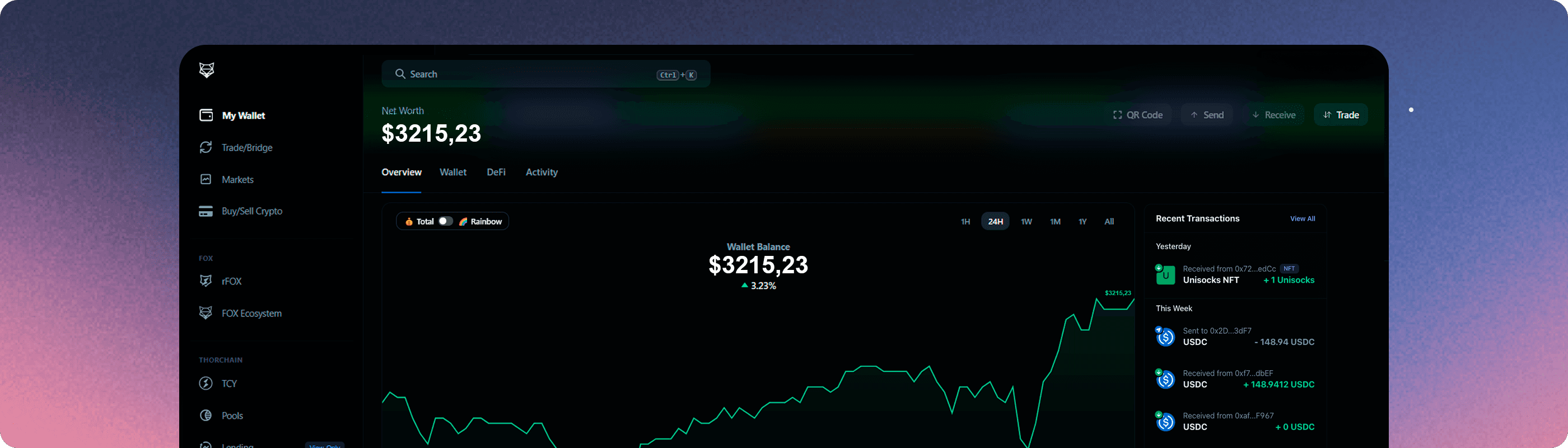 All-In-One ShapeShift DeFi wallet.